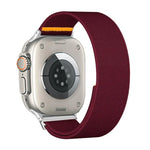 可調節單圈彈性尼龍錶帶，適用於 Apple Watch 46mm / 49mm / 45mm / 44mm，適用於 Apple Watch 42mm / 41mm / 40mm / 38mm