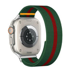 可調節單圈彈性尼龍錶帶，適用於 Apple Watch 46mm / 49mm / 45mm / 44mm，適用於 Apple Watch 42mm / 41mm / 40mm / 38mm
