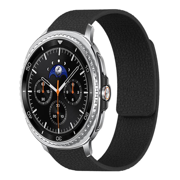 荔枝紋軟磁性矽膠錶帶，適用於 Samsung Galaxy Watch Ultra 47mm / Ultra 2025，Samsung Galaxy Watch8 / 8 Classic