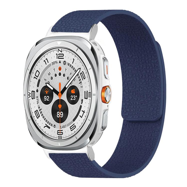 荔枝紋軟磁性矽膠錶帶，適用於 Samsung Galaxy Watch Ultra 47mm / Ultra 2025，Samsung Galaxy Watch8 / 8 Classic
