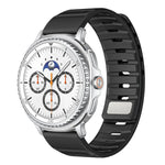 Norman Magnetic Silicone Watch Band, For Samsung Galaxy Watch8 / Watch8 Classic