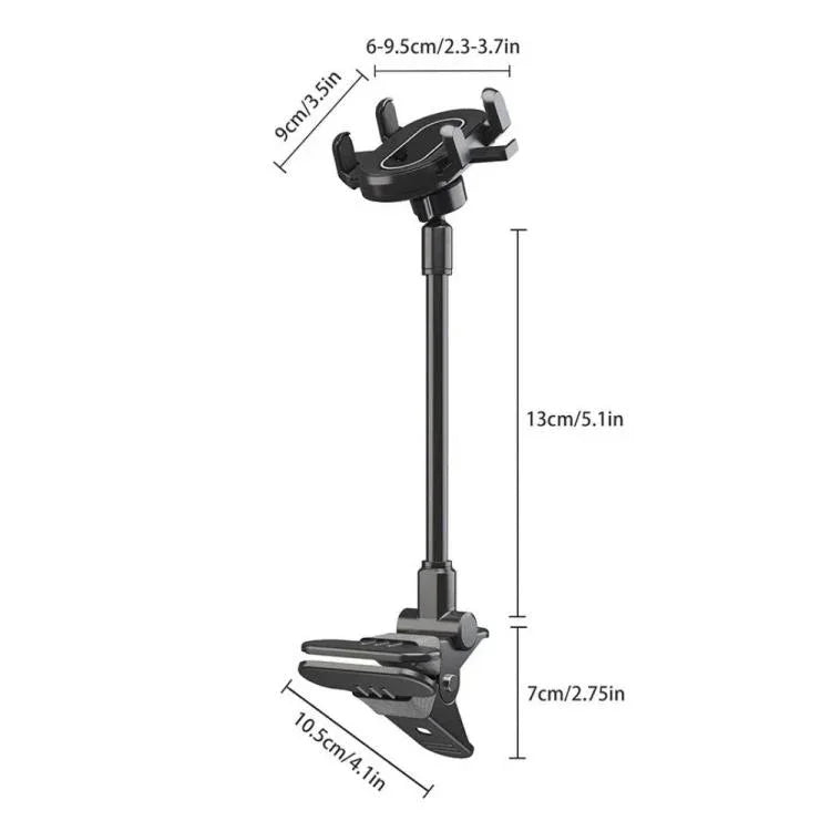 For Electric Guitar Bass Ukulele Piano Panel Live Teaching Universal Phone Holder, X040