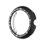 單排鑽石鏤空 PC 錶殼保護蓋，適用於 Google Pixel Watch4 45mm，適用於 Google Pixel Watch4 41mm