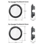 鋼化膜一體成型 PC 錶殼保護蓋，適用於 Google Pixel Watch4 45mm，適用於 Google Pixel Watch4 41mm