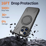 Kalebol 磁吸 MagSafe 旋轉支架 PC 手機殼，適用於 iPhone 14 Pro、iPhone 14 Pro Max、iPhone 13 Pro Max、iPhone 13 Pro、iPhone 13
