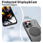 Kalebol 磁吸 MagSafe 旋轉支架 PC 手機殼，適用於 iPhone 14 Pro、iPhone 14 Pro Max、iPhone 13 Pro Max、iPhone 13 Pro、iPhone 13