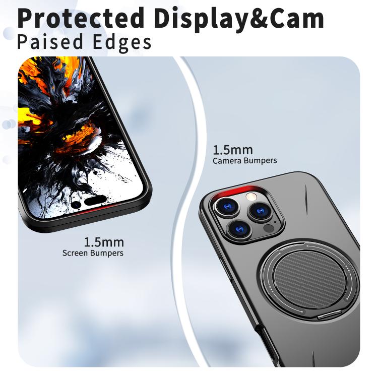 Kalebol 磁吸 MagSafe 旋轉支架 PC 手機殼，適用於 iPhone 14 Pro、iPhone 14 Pro Max、iPhone 13 Pro Max、iPhone 13 Pro、iPhone 13