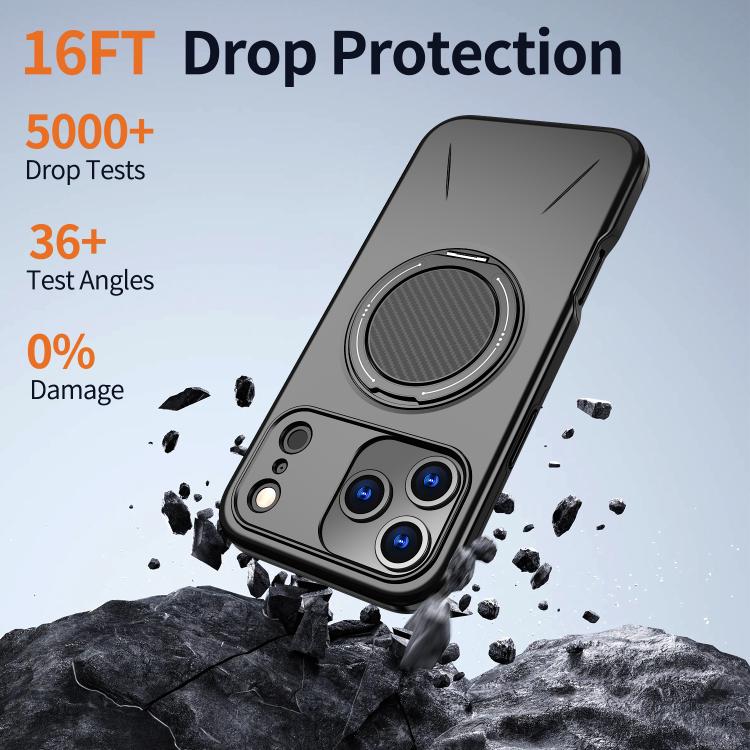 Kalebol 磁吸 MagSafe 旋轉支架 PC 手機殼，適用於 iPhone 17 Pro Max、iPhone 17 Pro、iPhone 17、iPhone Air、iPhone 16 Pro Max、iPhone 16 Pro