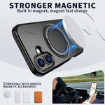 Kalebol 磁吸 MagSafe 旋轉支架 PC 手機殼，適用於 iPhone 16 Plus、iPhone 16、iPhone 15 Pro Max、iPhone 15 Pro、iPhone 15、iPhone 14