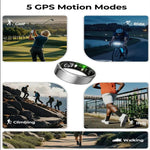 R100 SIZE 13 Smart Ring, Support Heart Rate / Blood Oxygen / Sleep Monitoring / Remote Photography