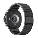 竹節諾曼扣不鏽鋼錶帶，適用於 Samsung Galaxy Watch8 / Watch8 Classic