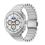 竹節諾曼扣不鏽鋼錶帶，適用於 Samsung Galaxy Watch8 / Watch8 Classic
