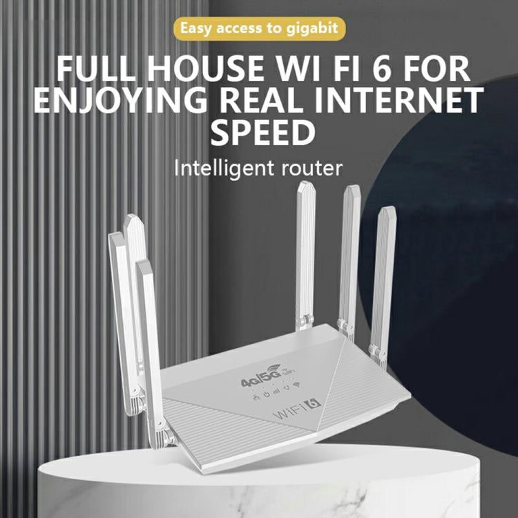 WR900-E 亞歐版 4G SIM卡 6天線 4 LAN口路由器 LTE WiFi6路由器，WR900-E