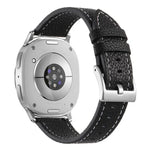 雙面荔枝紋皮革錶帶，適用於 Samsung Galaxy Watch8 / Watch8 Classic