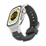 Pioneer 金屬接頭彩色矽膠錶帶，適用於 Apple Watch 46mm / 49mm / 45mm / 44mm，適用於 Apple Watch 42mm / 41mm / 40mm / 38mm