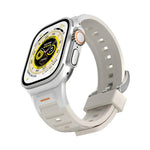 Pioneer 金屬接頭彩色矽膠錶帶，適用於 Apple Watch 46mm / 49mm / 45mm / 44mm，適用於 Apple Watch 42mm / 41mm / 40mm / 38mm