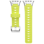 Pioneer 金屬接頭彩色矽膠錶帶，適用於 Apple Watch 46mm / 49mm / 45mm / 44mm，適用於 Apple Watch 42mm / 41mm / 40mm / 38mm