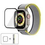 Wild Path Loop 尼龍錶帶搭配 3D 曲面膜，適用於 Apple Watch Series 10 46mm，適用於 Apple Watch Series 10 42mm，適用於 Apple Watch 6 / 5 / 4 / SE 44mm