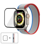 Wild Path Loop 尼龍錶帶搭配 3D 曲面膜，適用於 Apple Watch Series 9 / 8 / 7 41mm，適用於 Apple Watch 3 / 2 / 1 38mm，適用於 Apple Watch 3 / 2 / 1 42mm