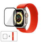 Wild Path Loop 尼龍錶帶搭配 3D 曲面膜，適用於 Apple Watch Series 9 / 8 / 7 41mm，適用於 Apple Watch 3 / 2 / 1 38mm，適用於 Apple Watch 3 / 2 / 1 42mm