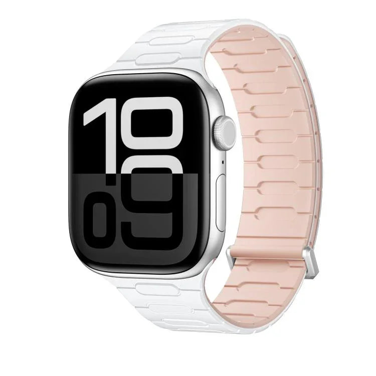 I 形磁性矽膠錶帶，適用於 Apple Watch 46mm / 49mm / 45mm / 44mm，適用於 Apple Watch 42mm / 41mm / 40mm / 38mm