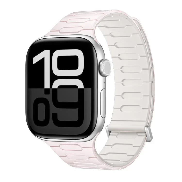 I 形磁性矽膠錶帶，適用於 Apple Watch 46mm / 49mm / 45mm / 44mm，適用於 Apple Watch 42mm / 41mm / 40mm / 38mm