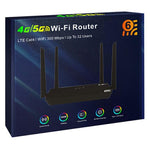 CP108 家用辦公網路共享設備 WIFI 5G LTE 4G路由器 300Mbps無線熱點，白色，黑色