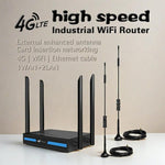 ED126-E 帶2個戶外吸盤天線 4G LTE路由器 WiFi CPE無線網路路由器，美規插頭，歐規插頭