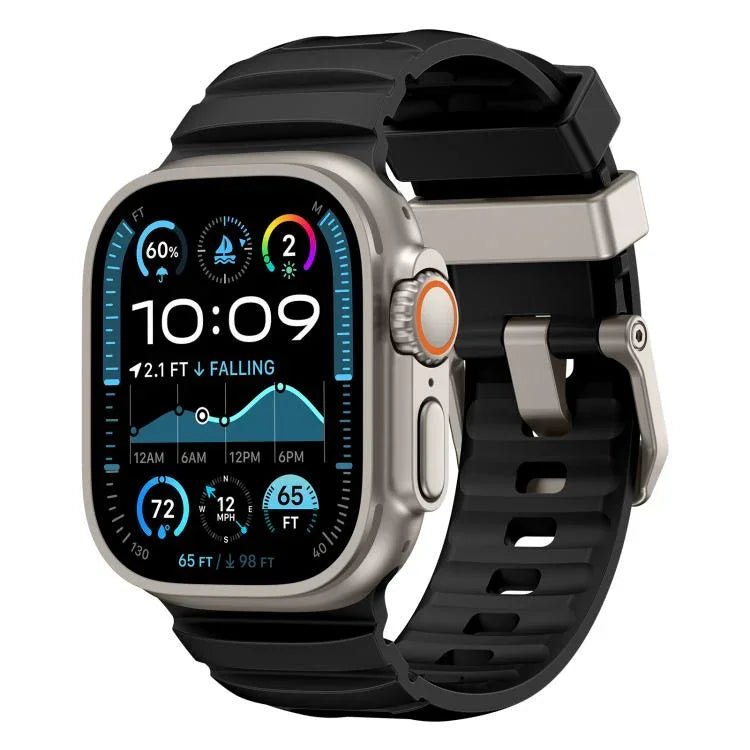 岩峰矽膠錶帶，適用於 Apple Watch 46mm / 49mm / 45mm / 44mm