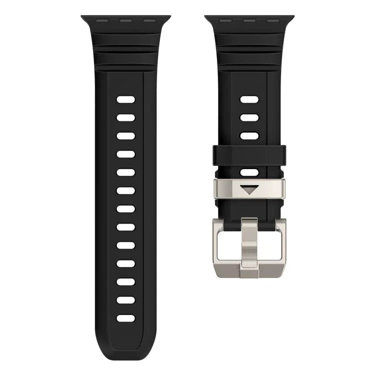 岩峰矽膠錶帶，適用於 Apple Watch 46mm / 49mm / 45mm / 44mm