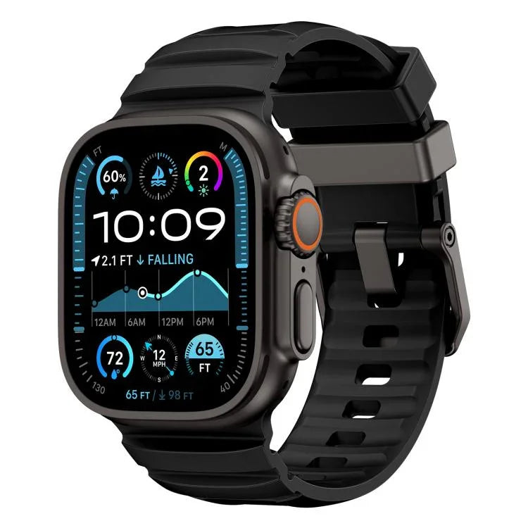 岩峰矽膠錶帶，適用於 Apple Watch 46mm / 49mm / 45mm / 44mm