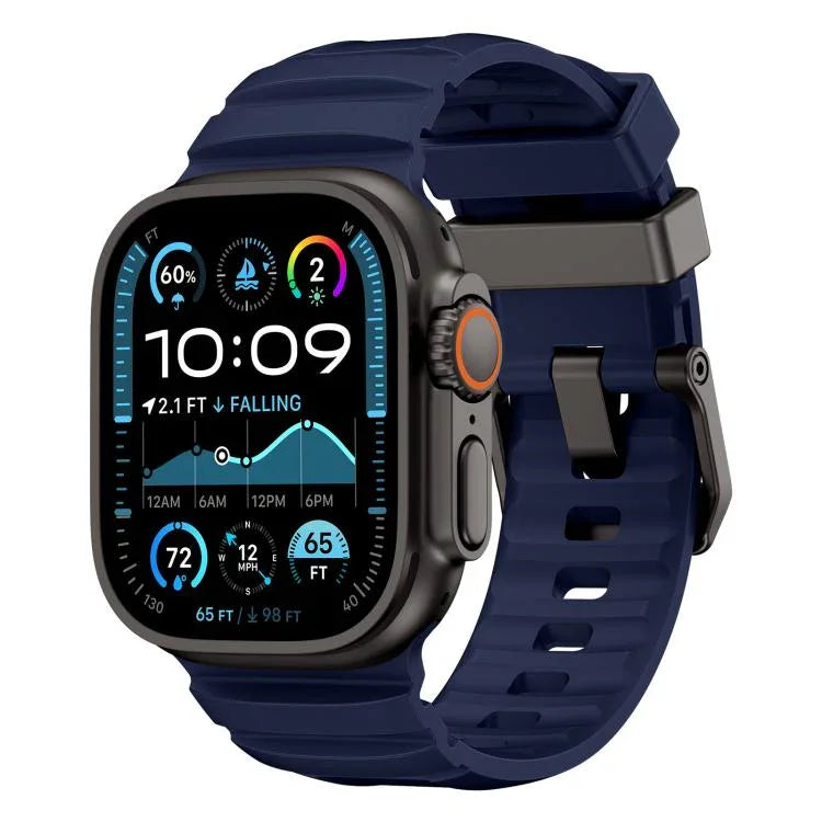 岩峰矽膠錶帶，適用於 Apple Watch 46mm / 49mm / 45mm / 44mm