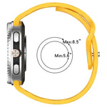 足球紋反向鋼扣矽膠錶帶，適用於 Samsung Galaxy Watch8 / Watch8 Classic