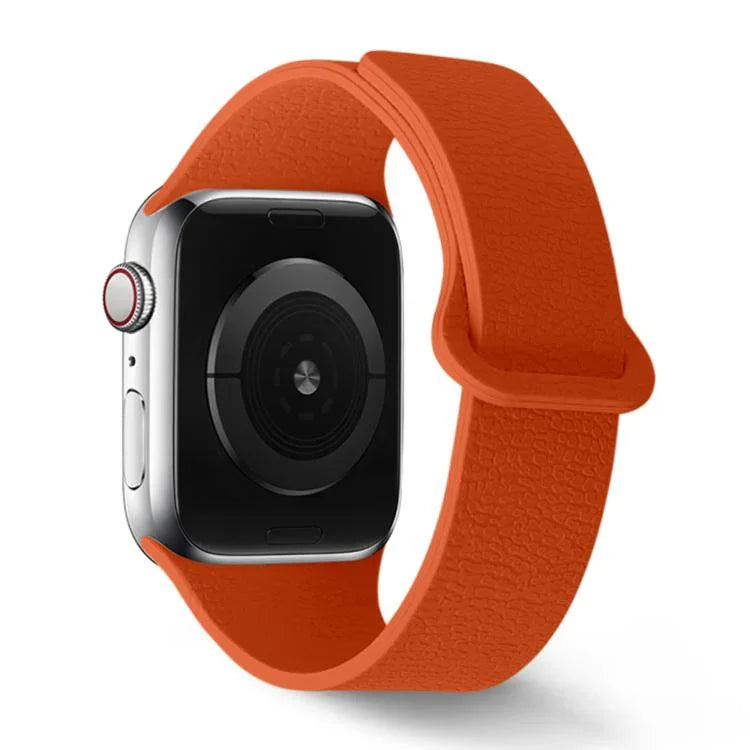 荔枝紋磁性環矽膠錶帶，適用於 Apple Watch 46mm / 49mm / 45mm / 44mm，適用於 Apple Watch 42mm / 41mm / 40mm / 38mm