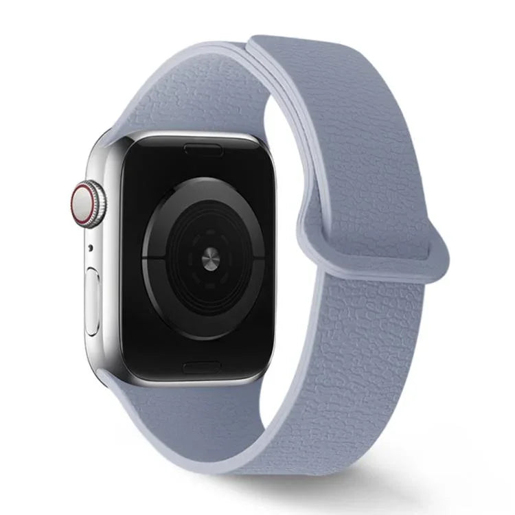 荔枝紋磁性環矽膠錶帶，適用於 Apple Watch 46mm / 49mm / 45mm / 44mm，適用於 Apple Watch 42mm / 41mm / 40mm / 38mm