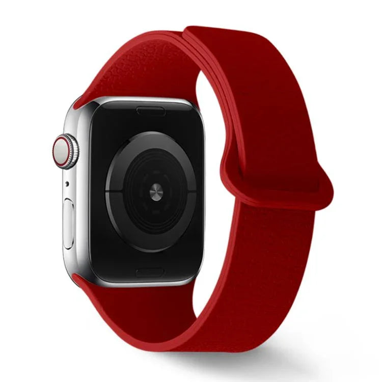 荔枝紋磁性環矽膠錶帶，適用於 Apple Watch 46mm / 49mm / 45mm / 44mm，適用於 Apple Watch 42mm / 41mm / 40mm / 38mm