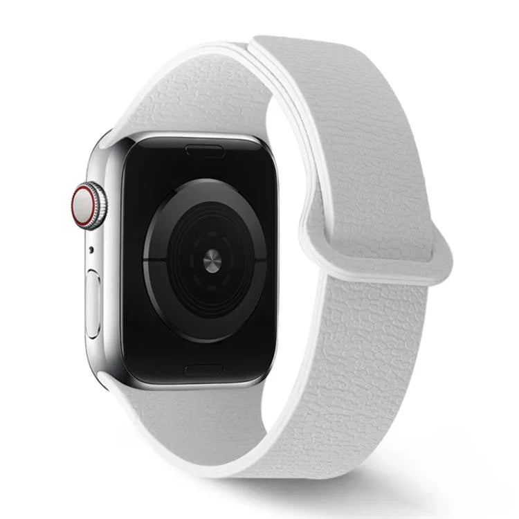 荔枝紋磁性環矽膠錶帶，適用於 Apple Watch 46mm / 49mm / 45mm / 44mm，適用於 Apple Watch 42mm / 41mm / 40mm / 38mm