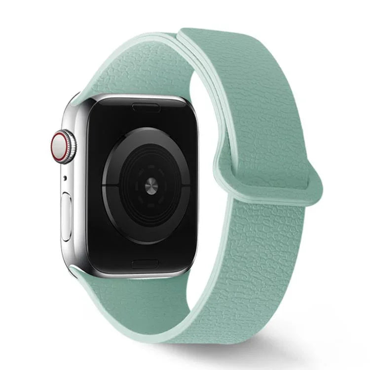 荔枝紋磁性環矽膠錶帶，適用於 Apple Watch 46mm / 49mm / 45mm / 44mm，適用於 Apple Watch 42mm / 41mm / 40mm / 38mm