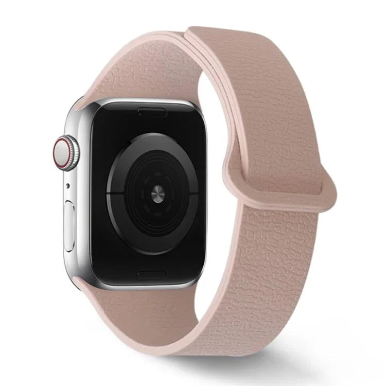 荔枝紋磁性環矽膠錶帶，適用於 Apple Watch 46mm / 49mm / 45mm / 44mm，適用於 Apple Watch 42mm / 41mm / 40mm / 38mm