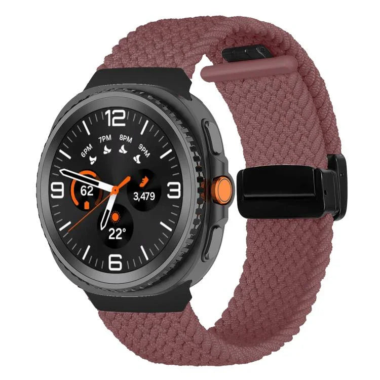 折疊磁扣編織錶帶，適用於Samsung Galaxy Watch8 / Watch8 Classic