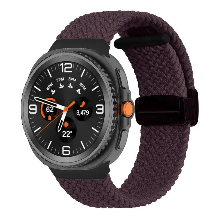 折疊磁扣編織錶帶，適用於Samsung Galaxy Watch8 / Watch8 Classic