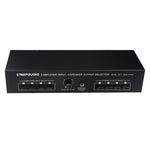 B075 4輸入4輸出功率放大器揚聲器選擇切換器，300W 每通道音質無損，B075