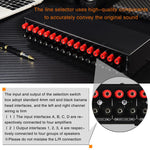 B075 4輸入4輸出功率放大器揚聲器選擇切換器，300W 每通道音質無損，B075