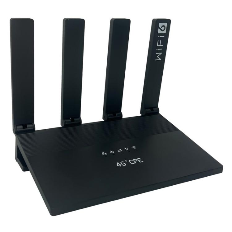 WR800 WiFi路由器 4個LAN端口 600Mbps WiFi 6 無線調製解調器 帶SIM卡槽 4G LTE，美規插頭，歐規插頭
