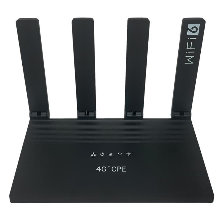 WR800 WiFi路由器 4個LAN端口 600Mbps WiFi 6 無線調製解調器 帶SIM卡槽 4G LTE，美規插頭，歐規插頭