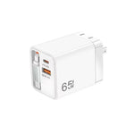 FC1 3合1 70公分可伸縮 Type-C 線，PD3.0，QC3.0 USB 手機充電器，美規插頭