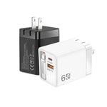 FC1 3合1 70公分可伸縮 Type-C 線，PD3.0，QC3.0 USB 手機充電器，美規插頭