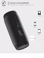 BQ615 PRO 彩色 LED 無線 HiFi 立體聲喇叭，結合藍牙 + TF 卡播放器 + FM 收音機 + AUX + NFC，BQ615 PRO