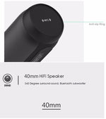 BQ615 PRO 彩色 LED 無線 HiFi 立體聲喇叭，結合藍牙 + TF 卡播放器 + FM 收音機 + AUX + NFC，BQ615 PRO