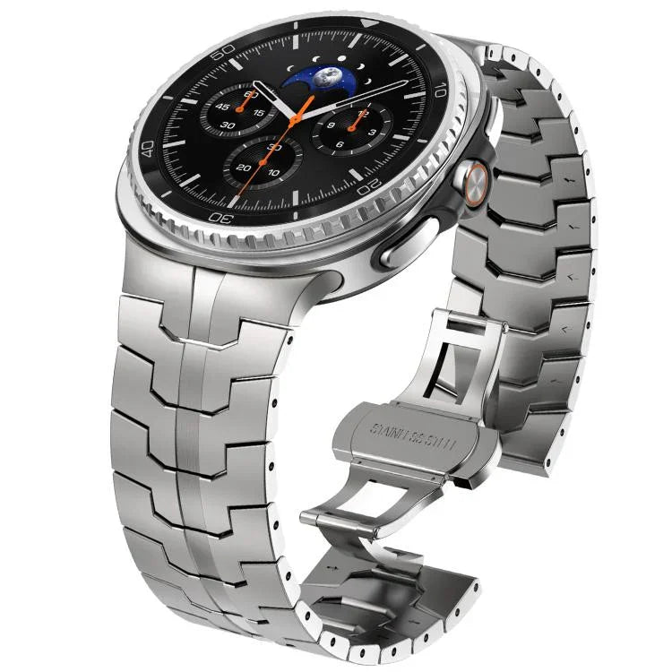 蝴蝶扣不鏽鋼錶帶，適用於Samsung Galaxy Watch8 / Watch8 Classic